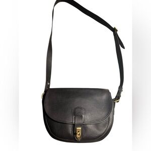 RARE 90s Leather Dooney & Bourke Arrowhead crossbody bag